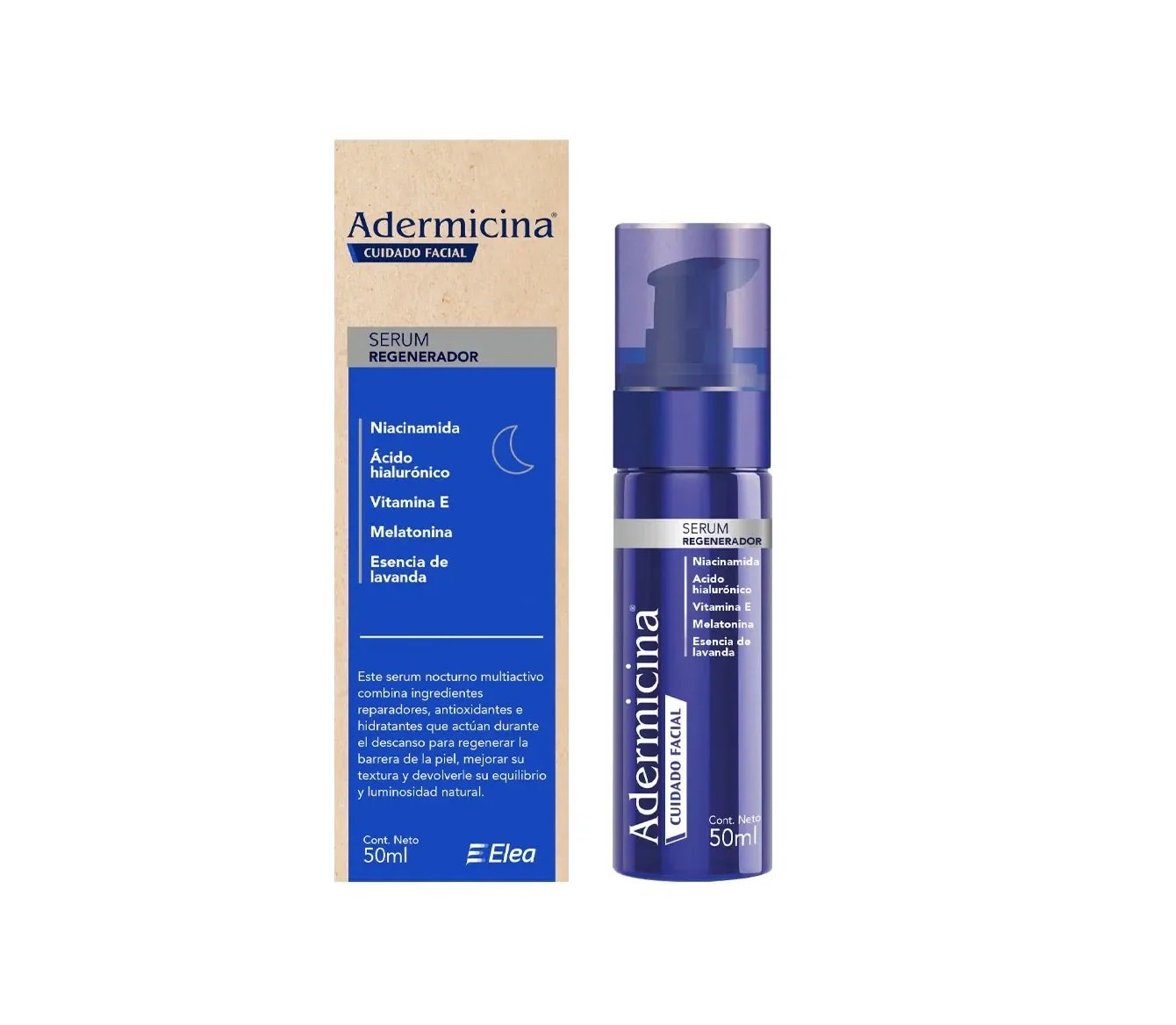 Adermicina cuidado facial serum regenerador 50ml