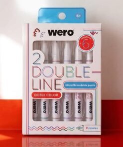 Wero Double Line- Microfibra de doble color x6