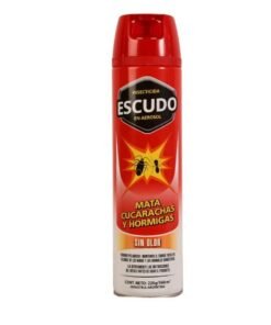 Escudo Insecticida en Aerosol Mata Cucarachas y Hormigas x225g Sin Olor