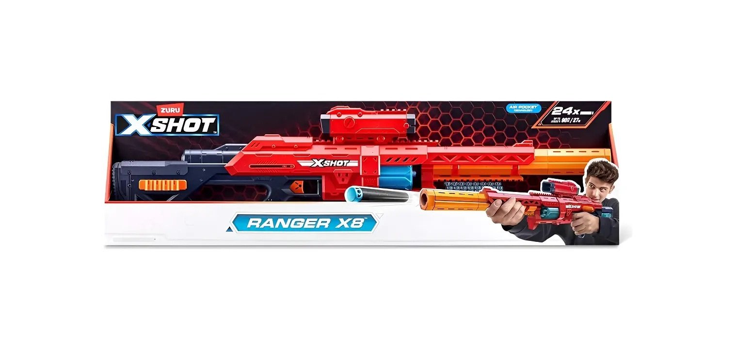 X-Shot Ranger X8 Rifle de Dardos