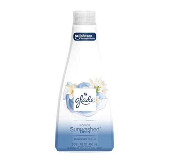 Glade Home Fragance Repuesto x400ml Sunwashed Linen