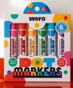 Wero Dot Markers- 6 de punta esponja