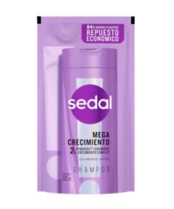 Sedal Shampoo Mega Crecimiento 2% Dynoxidil x300ml
