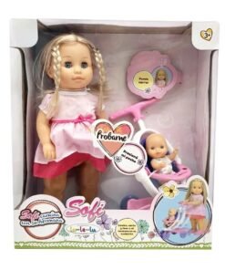 Muñeca Sofi Camina Y Su Hermanita La-Le-lu