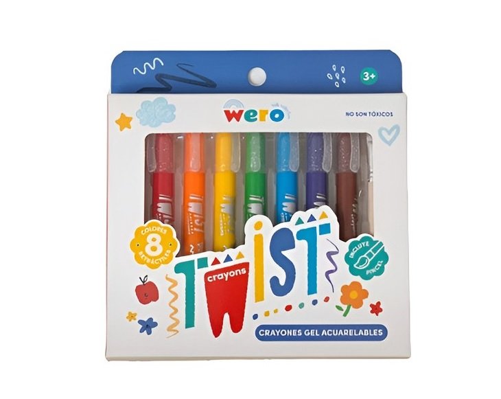 Wero Twiste Crayons- Crayones Acuarelables