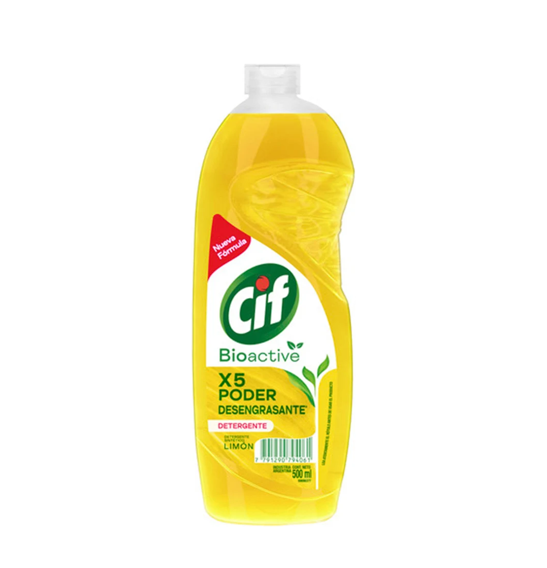 Cif Bioactive Detergente x500ml Limón