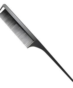 Peine Carbono Con Cola Y Separador De Mecha Jessamy P7617 Negro