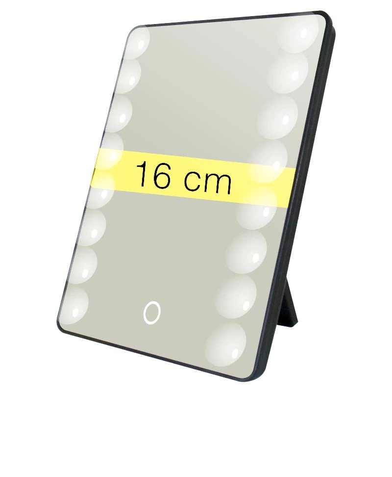 Espejo Jessamy Rectangular Con Luz Led E151