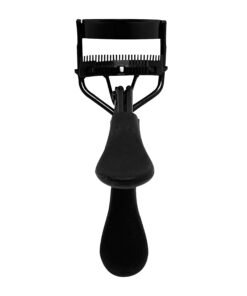 Arqueador De Pestañas Negro/Carbono Con Cepillo