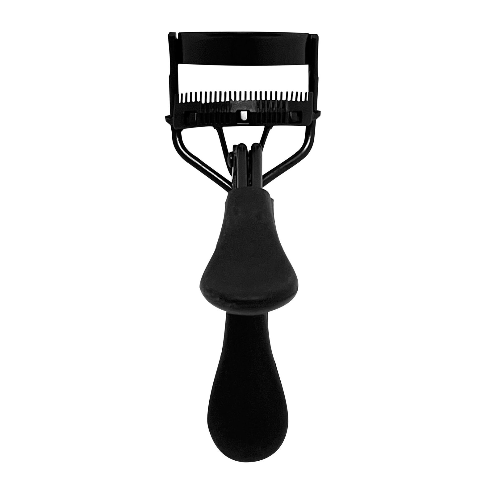 Arqueador De Pestañas Negro/Carbono Con Cepillo