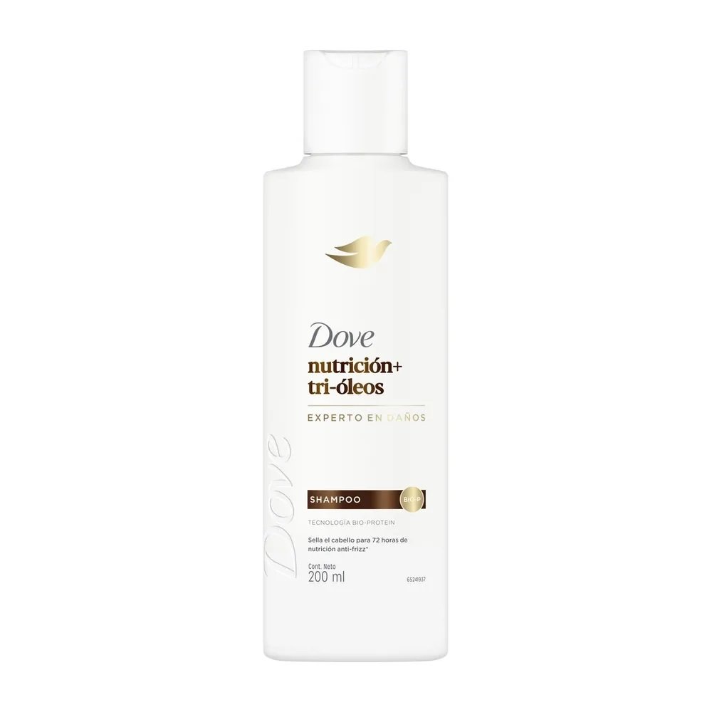 Dove Shampoo Nutrición + Tri oleos x200ml