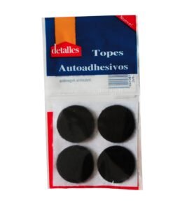 Topes Autoadhesivos Redondos x4 de felpa