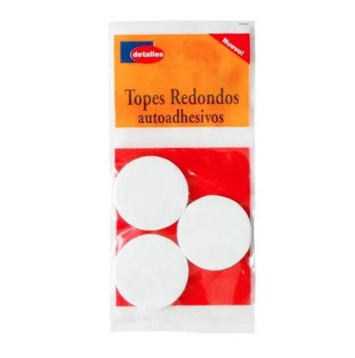 Topes Autoadhesivos Redondos x3