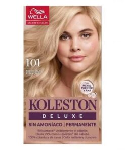 Koleston Deluxe Sin Amoníaco Kit Nº 101 Rubio Cenizo Extra Claro