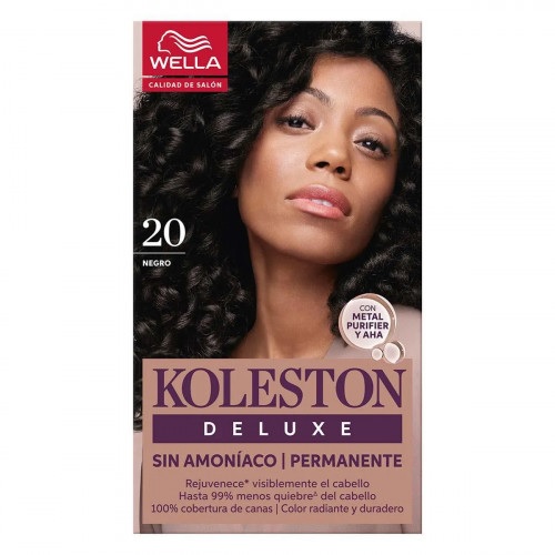 Koleston Deluxe Sin Amoníaco Kit Nº 20 Negro