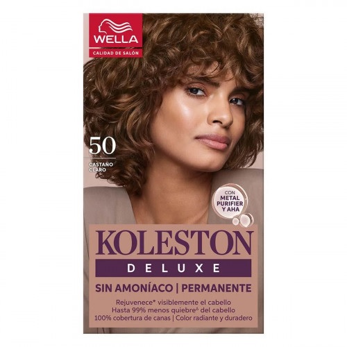 Koleston Deluxe Sin Amoníaco Kit Nº 50 Castaño Claro