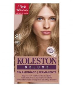 Koleston Deluxe Sin Amoníaco Kit Nº 81 Rubio Cenizo Claro