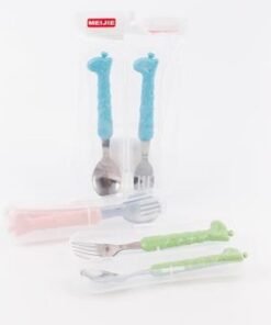 Set Cuchara y Tenedor Infantil X2 Animalitos