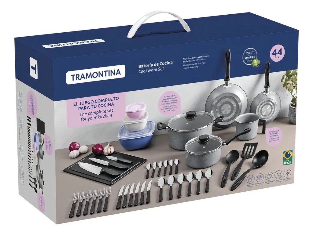 Kit de cocina Tramontina 44 piezas