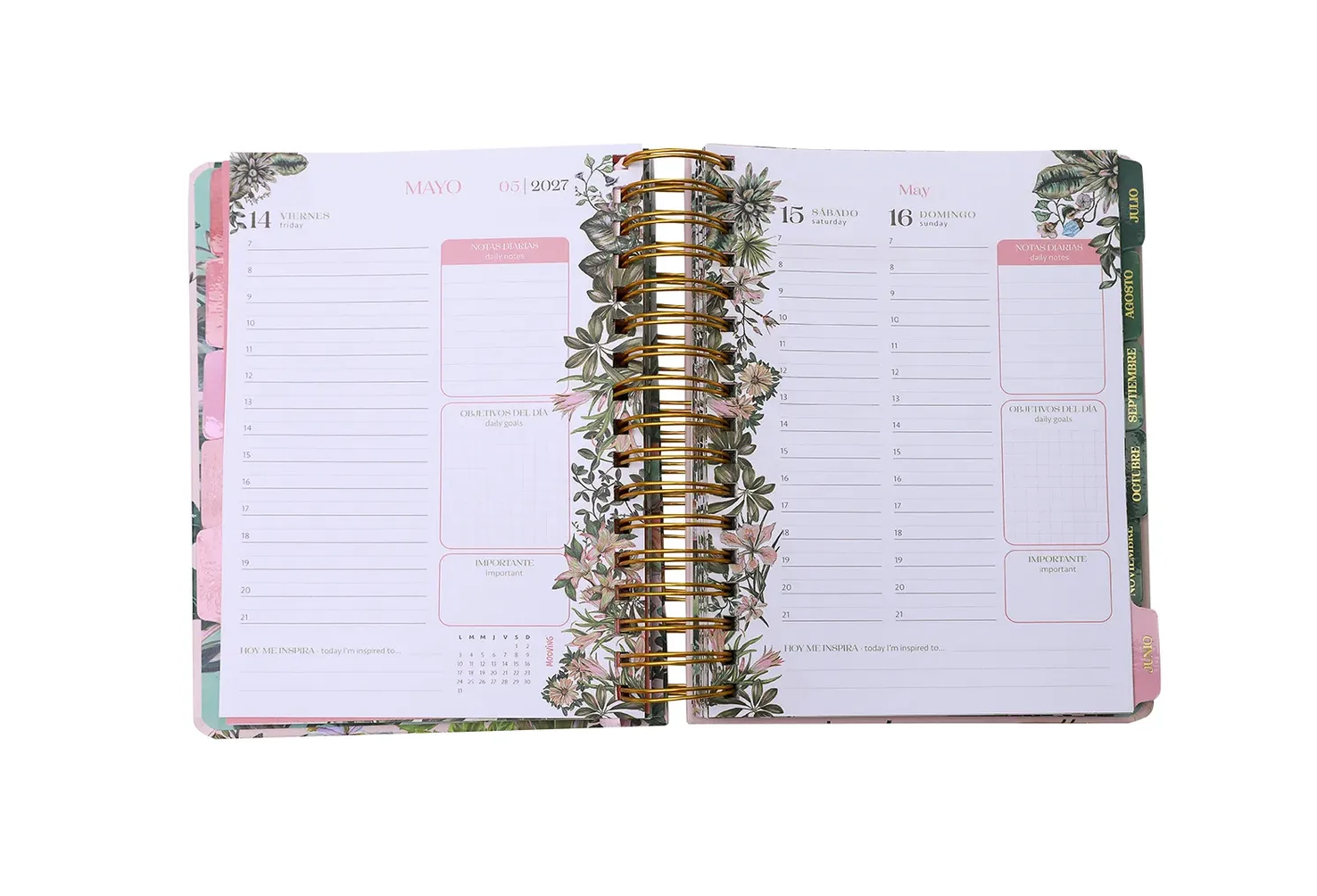 Mooving Agenda Spring A6 x384 paginas - Imagen 2