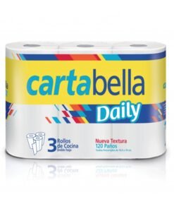 Cartabella Daily Rollos de cocina x3 40 paños