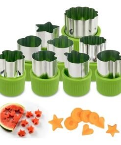 Moldes Cortadores 9 Uds Fruta Verdura Pasta Cookies Bento
