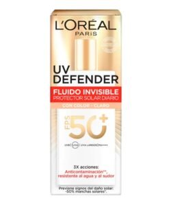 Loreal UV Defender Fluído Color Claro Protector Facial Fps50
