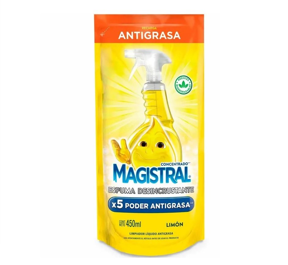 Magistral Antigrasa Limón doypack x450ml