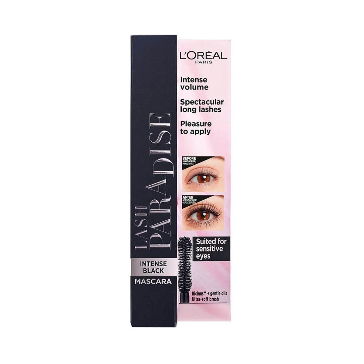 Mascara De Pestañas L'oreal Intense Black 6,4ml